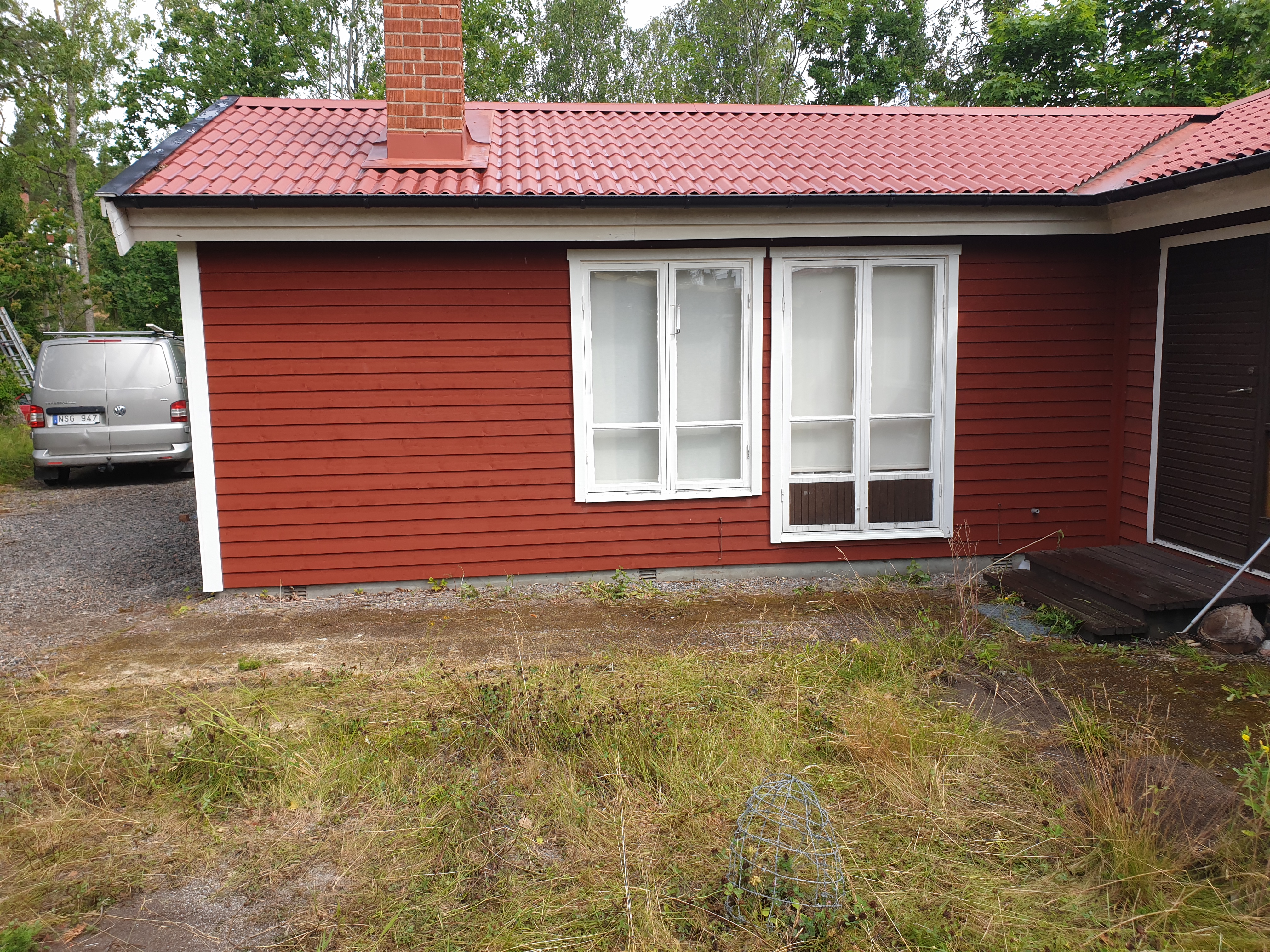 Ny panel på plats