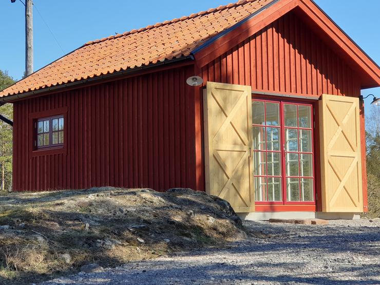 Lösvirkeshus i sörmland, Attefallshus i Trosa